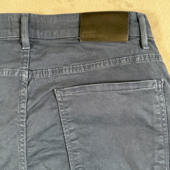 Paige Jeans Mens Size 31 Navy Federal Slim Straight - Picture 12 of 16
